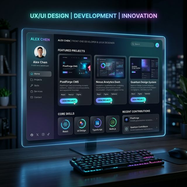 Web-Based Modern Portfolios